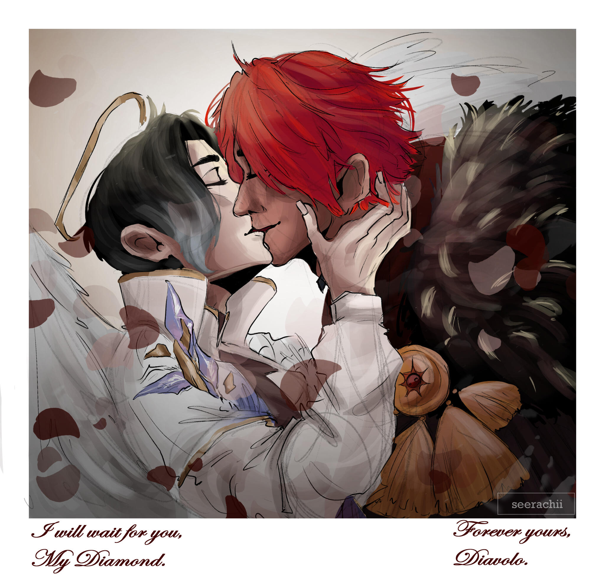"Kisses" by Seerachii-art